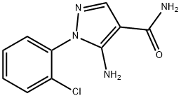 5-aMino-1-(2-chloro-phenyl)-1H-pyrazole-4-carboxylic acid aMide Structure
