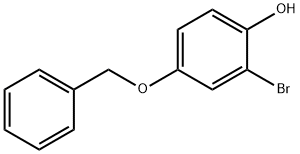 4-(苄氧基)-2-溴苯酚 结构式