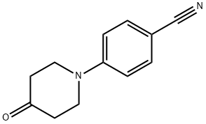 4-(4-oxopiperidin-1-yl)benzonitrile Struktur