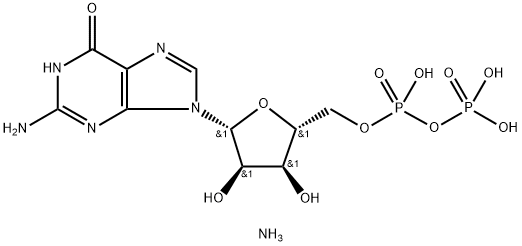 Guanosine 5'-Diphosphate TriaMMoniuM Salt Structure
