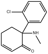 6-(2-Chlorophenyl)-6-(MethylaMino)-2-cyclohexen-1-one Structure