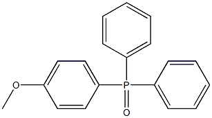 4-Methoxyphenyldiphenylphosphine oxide Structure