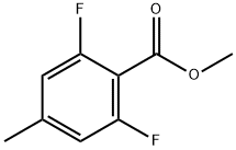 2,6-二氟-4-甲基苯甲酸甲酯,79538-30-0,结构式