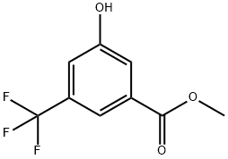 Methyl 3-hydroxy-5-(trifluoroMethyl)benzoate Struktur