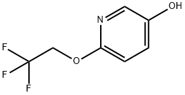 6-(2,2,2-Trifluoro-ethoxy)-pyridin-3-ol 化学構造式