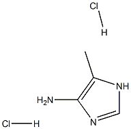 4-氨基-5-甲基咪唑二盐酸盐, 79681-02-0, 结构式