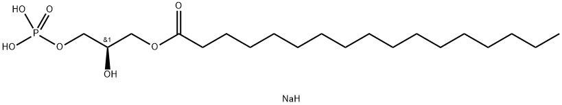 1-heptadecanoyl-2-hydroxy-sn-glycero-3-phosphate (sodiuM salt) Struktur