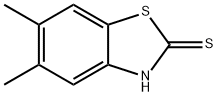 2(3H)-Benzothiazolethione,5,6-dimethyl-(9CI) Struktur