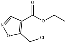 5-ChloroMethyl-isoxazole-4-carboxylic acid ethyl ester Structure