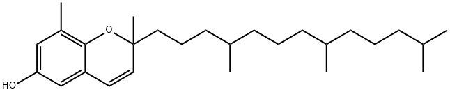 デヒドロ-δ-トコフェロール 化学構造式