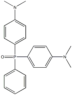 bis(4-(diMethylaMino)phenyl)(phenyl)phosphine oxide 结构式