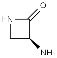 (S)-3-AMINOAZETIDIN-2-ONE, 80582-10-1, 结构式