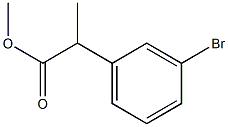 Methyl 2-(3-broMophenyl)propanoate Struktur