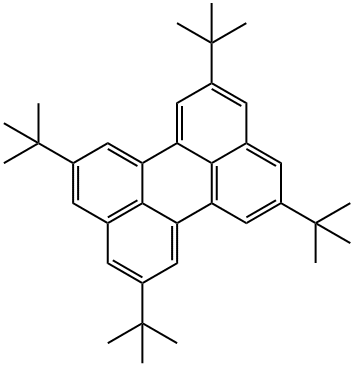 2,5,8,11-テトラ-tert-ブチルペリレン 化学構造式