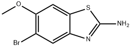 5-溴-6-甲氧基苯并[D]噻唑-2-胺 结构式