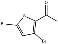 1-(3,5-二溴噻吩-2-基)乙烷-1-酮, 80775-52-6, 结构式