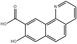 8-羟基7,8-苯并喹啉-9-羧酸, 808113-95-3, 结构式