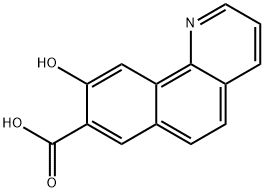 9-羟基7,8-苯并喹啉-8-羧酸, 808119-58-6, 结构式