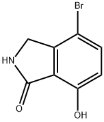 4-BroMo-7-hydroxyisoindolin-1-one Struktur