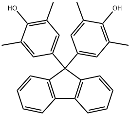 9,9-二(3,5-二甲基-4-羟基苯基)芴, 80850-00-6, 结构式