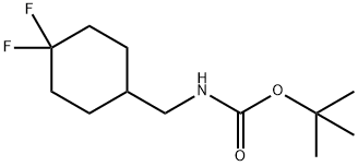 (4,4-DifluorocyclohexylMethyl)carbaMic acid tert-butyl ester Struktur