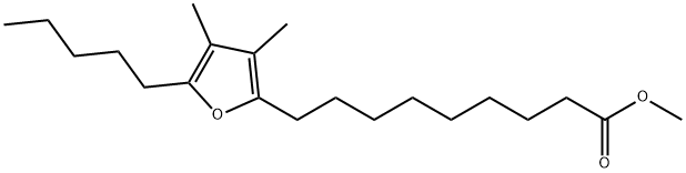 3,4-DiMethyl-5-pentyl-2-furannonanoic Acid Methyl Ester, 81144-79-8, 结构式