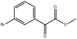 2-(3-ブロモフェニル)-2-オキソ酢酸メチル 化学構造式