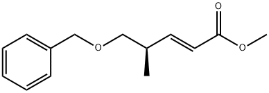 R,E-5-苄氧基-4-甲基-2-戊烯甲酯, 81470-76-0, 结构式
