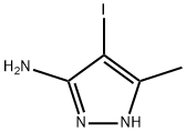 4-碘-5-甲基-3-氨基吡唑, 81542-52-1, 结构式
