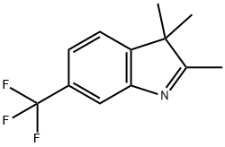 2,3,3-三甲基-6-(三氟甲基)-3H-吲哚, 81558-23-8, 结构式