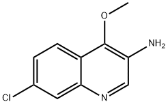 7-氯-4-甲氧基喹啉-3-胺, 81675-02-7, 结构式