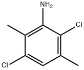 2,5-Dichloro-3,6-diMethylaniline 化学構造式