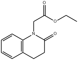 Ethyl 2 - (2 - oxo - 3,4 - dihydroquinolin - 1(2H) - yl)acetate Struktur
