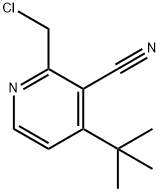 4-(tert-Butyl)-2-(chloroMethyl)nicotinonitrile Structure