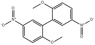 2,2'-DiMethoxy-5,5'-dinitro-1,1'-biphenyl,81763-59-9,结构式