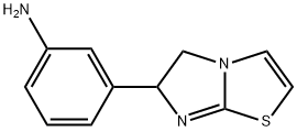 3-(5,6-二氢咪唑并[2,1-B]噻唑-6-基)苯胺, 81934-12-5, 结构式