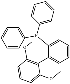 (2',6'-DiMethoxy-[1,1'-biphenyl]-2-yl)diphenylphosphine Struktur