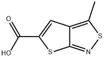 3-Methylthieno[2,3-c]isothiazole-5-carboxylic acid Structure