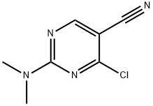 4-Chloro-2-(diMethylaMino)pyriMidine-5-carbonitrile Structure