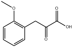 Benzenepropanoic acid, 2-Methoxy-.alpha.-oxo- Struktur