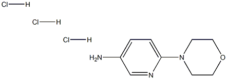 6-(4-Morpholinyl)-3-pyridinaMine 3HCl Structure