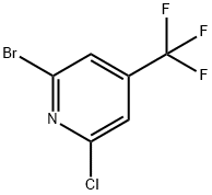 2-溴-6-氯-4-(三氟甲基)吡啶,823221-94-9,结构式