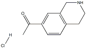 1-(1,2,3,4-四氢异喹啉-7-基)乙酮盐酸, 82771-27-5, 结构式
