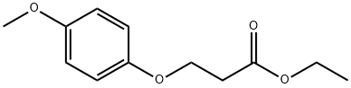 3-(4-甲氧基苯氧基)丙酸乙酯, 82872-99-9, 结构式
