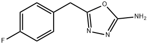 5-[(4-氟苯基)甲基]-1,3,4-噁二唑-2-胺, 828911-26-8, 结构式