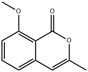 8-甲氧基-3-甲基-1H-异苯并吡喃-1-酮, 830-54-6, 结构式