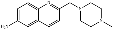 6-QuinolinaMine, 2-[(4-Methyl-1-piperazinyl)Methyl]- Structure