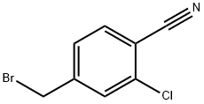 4-溴甲基-2-氯苯甲腈, 83311-25-5, 结构式