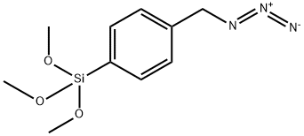 对叠氮甲基苯基三甲氧基硅烷, 83315-74-6, 结构式