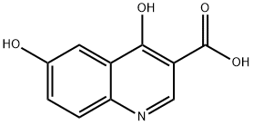 4,6-Dihydroxyquinoline-3-carboxylic acid Structure